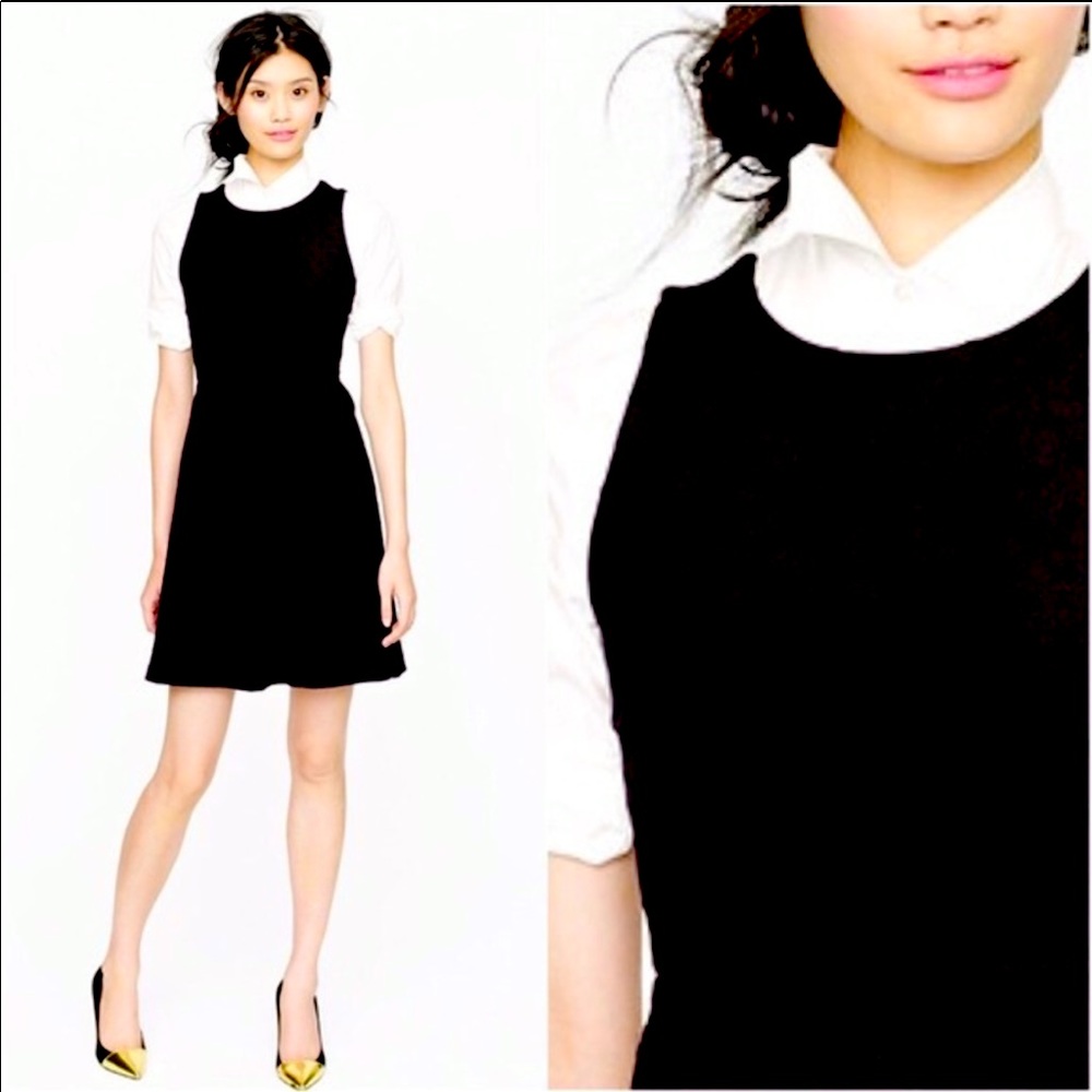 J.Crew Polka Dot Ponte Dress Sz Small